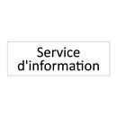 Service d'information