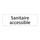 Sanitaire accessible