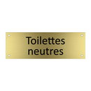Toilettes neutres