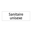 Sanitaire unisexe