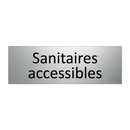 Sanitaires accessibles