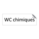 WC chimiques