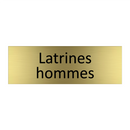 Latrines hommes