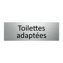 Toilettes adaptées
