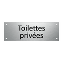 Toilettes privées