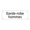 Garde-robe hommes