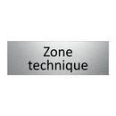 Zone technique
