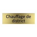 Chauffage de district