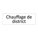 Chauffage de district