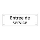 Entrée de service