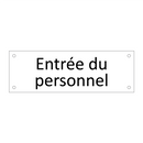 Entrée du personnel
