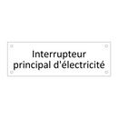 Interrupteur principal d'électricité