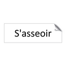 S'asseoir & S'asseoir & S'asseoir