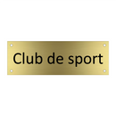 Club de sport