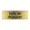 Salle de déjeuner