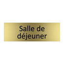 Salle de déjeuner