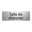 Salle de déjeuner