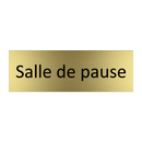 Salle de pause