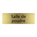 Salle de poudre