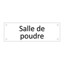 Salle de poudre