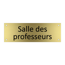 Salle des professeurs