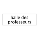 Salle des professeurs