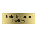 Toilettes pour invités