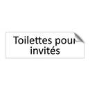 Toilettes pour invités