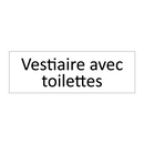 Vestiaire avec toilettes