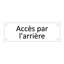 Accès par l'arrière