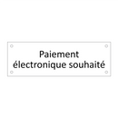 Paiement électronique souhaité