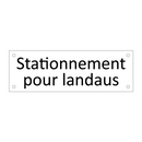 Stationnement pour landaus