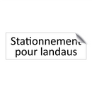 Stationnement pour landaus
