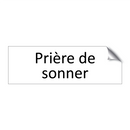Prière de sonner