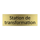 Station de transformation