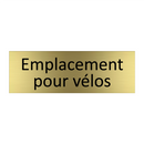 Emplacement pour vélos