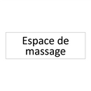 Espace de massage