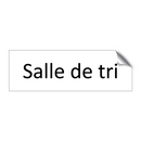 Salle de tri
