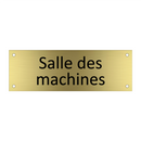 Salle des machines