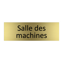 Salle des machines