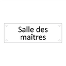 Salle des maîtres