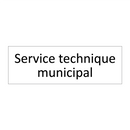 Service technique municipal