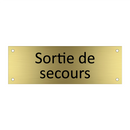 Sortie de secours