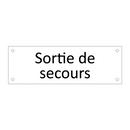 Sortie de secours