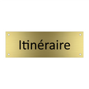 Itinéraire & Itinéraire & Itinéraire