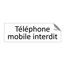 Téléphone mobile interdit