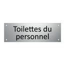 Toilettes du personnel