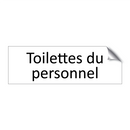 Toilettes du personnel