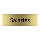 Salariés & Salariés & Salariés & Salariés & Salariés & Salariés