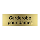 Garderobe pour dames